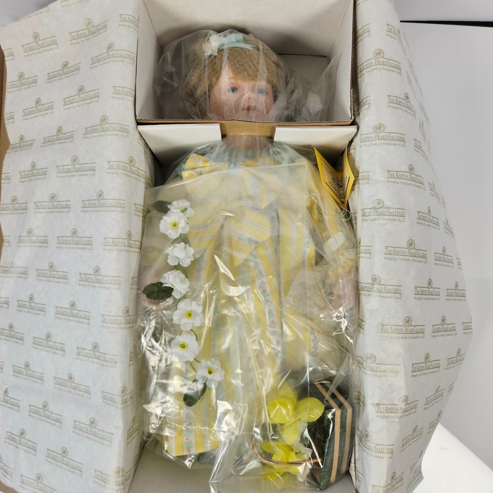 Ashton-Drake Daisy Chain Porcelain Doll Helen Steiner Rice Garden Inspirations